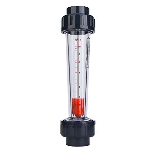 1-10m³/H Rotámetro tubo,Medidor de flujo de agua, medidor de flujo de líquido tipo tubo de panel, herramienta de medición de líquido plástico, para medición y monitoreo de flujo