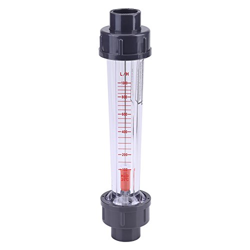 100-1000L/H Medidor de flujo de tubo de plástico, Medidor de flujo líquido de plástico LZS-15 DN15 Para probar líquido de flujo instantáneo