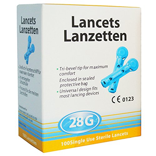 200 Lancetas 28G Universales - Totalmente Compatibles con Autolet/Microlet/Auto Mini/Glucolet/Hemalet/Penlet II/Soft Touch/AutoLancet/BD Lancet Device/Freestyle/SD Codefree