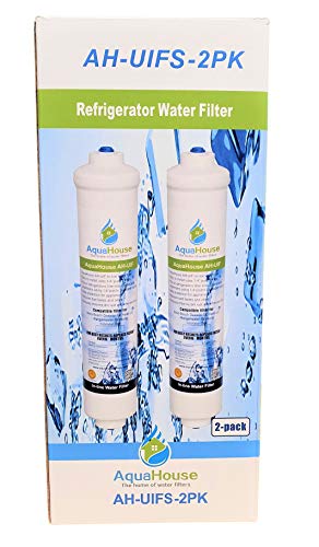 2x AquaHouse UIFS Compatible filtro de agua del refrigerador para Samsung DA29-10105J HAFEX/EXP WSF-100 Aqua-Pure Plus (sólo filtro externo)