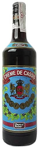 3 × Licores Cherry Rocher Creme Cassis Licor Macerado (Caja de 3 Botellas de 1 L)
