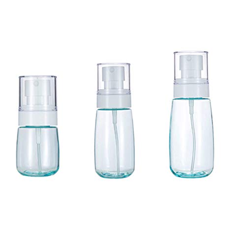 30 ml 60 ml 80 ml - 3 piezas Atomizadores de líquido Botellas de viaje Frascos de spray pequeñas vacías para Maquillaje Cosmético Cabello Champú Artículos de tocador