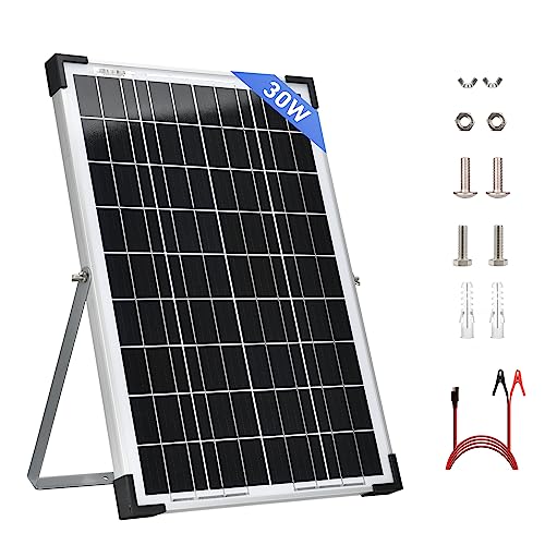 30W panel solar monocristalino de alta eficiencia del módulo cargador de energía fotovoltaica 12V paneles solares para casas de camping RV batería y otras aplicaciones fuera de la red