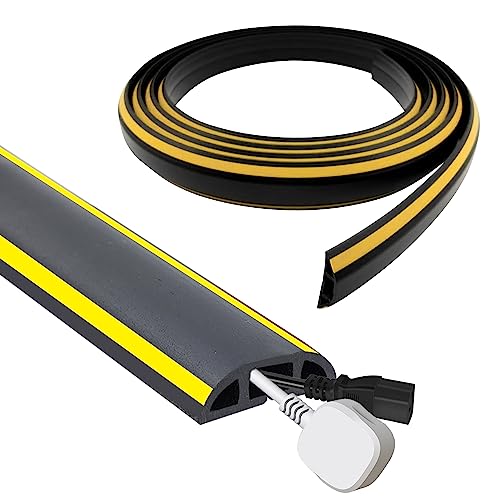 Canaleta Cable Protectores De Cable Flexible Cubre Cables Pvc, Pared Suelo  Kit De Ocultador De Cables