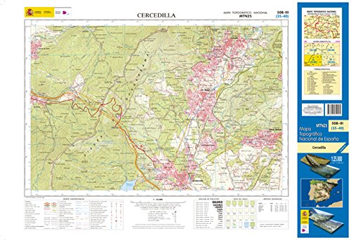 508-3 Cercedilla Mapa Topográfico Nacional 1:25.000