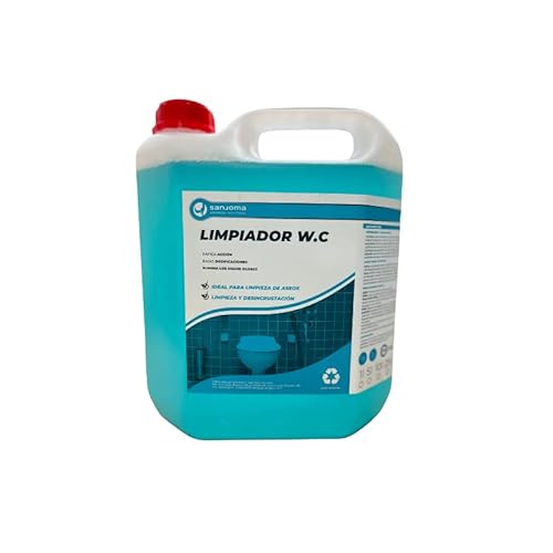 5L Limpiador WC Desincrustante Profesional - Detergente Limpiador de Inodoro Industrial - Limpiador de WC Industrial - Agradable Aroma Marino
