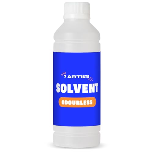 7 Artists Disolvente Pintura Para Colores Al Óleo Diluyente De Pintura 250 ml | Disolvente Oleo | Diluyente Oleo | White Spirit Para Colores Al Óleo | Oil Color Thinner