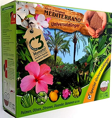 Abono para palmeras y palmeras, fertilizante para palmeras de cáñamo, fertilizante para palmeras fénix, fertilizante para palmeras y palmeras de dátiles, 3 kg de abono mediterráneo para el amor