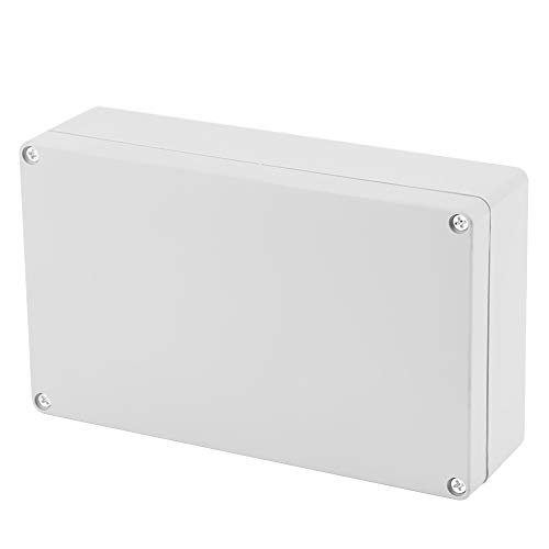 ABS Caja de conexiones (200 x 120 x 55 mm), IP65 Impermeable, adaptable para la conexión de cables eléctricos para proyectos eléctricos al aire libre
