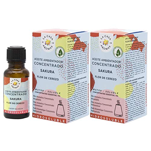 Aceite aromático Concentrado 15 ml para Humidificador o Difusor de Aroma (Shakura, Pack de 2)