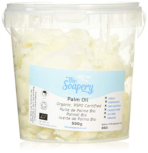 Aceite de palma 1 kg - certificado por RSPO orgánico 100% puro, 1 kg (2x500g)