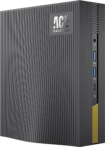 ACEMAGICIAN AD15 Mini PC, 12th Gen Intel 12450H【Beat I7-11390H】,Mini Torre PC (8C/12T, hasta 4,4 GHz) ,16 GB DDR4 512 GB M.2 NVME SSD ,Mini Computadora de Escritorio BT5.2, WiFi6