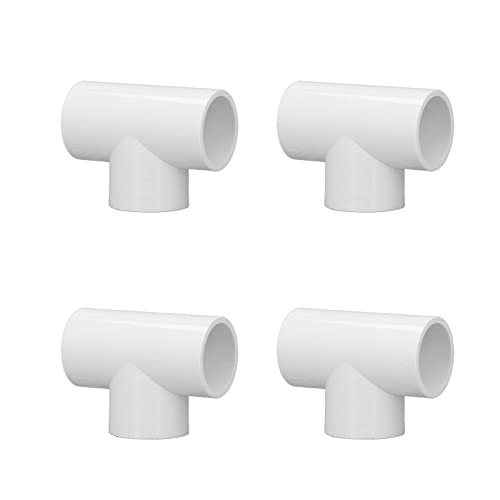 Acoplamiento de tubo de PVC, 12 unidades, color blanco, de tres vías, 20 mm, 25 mm, 32 mm, accesorios para instalación de tubería de agua (20 mm)