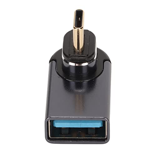 Adaptador magnético tipo C a USB, interfaz USB, 60 Hz 1920 x 1080, transmisión de 10 Gbps para teléfonos celulares, tabletas, codo de 24 pines