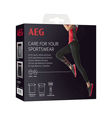 AEG A3WKSPORT1 - Kit cuidado ropa deportiva (1 bolsa para transportar y lavar ropa sucia, 1 bolsa para zapatillas)