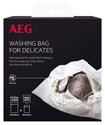 AEG A4WZWB31 - Bolsa de lavado para prendas delicadas (1 unidad: 40 x 60 cm + 1 unidad: 30 x 40 cm)