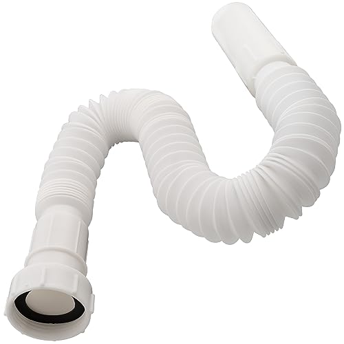 AERZETIX - C54654 - Tubo/racor extensible para sifón 1 1/4'' de lavabo/fregadero - longitud 360mm diámetro 32mm - flexible/conexión de desagüe sanitario - en plástico