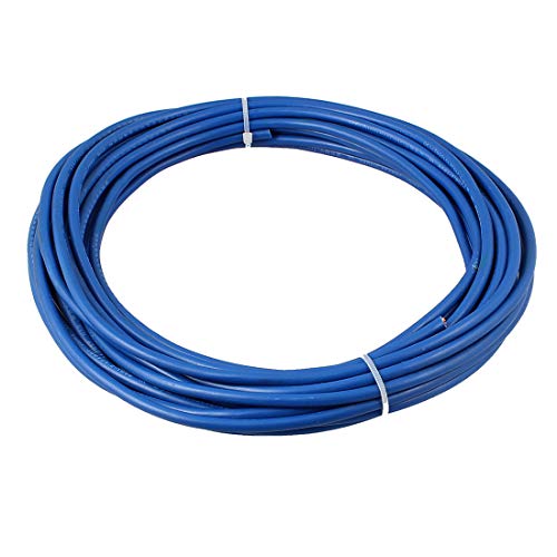 Aexit Cable recubierto de PVC azul 4mm2 conductor eléctrico de cobre (model: Y5593VIIO-9510ZD) flexible 10M 32.8FT