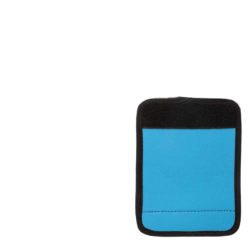 Akozon Maleta Cubierta de la manija Rectángulo de neopreno Caja de equipaje blanda Cubierta de la manija de la puerta del coche Envoltura Agarres Maleta Etiquetas de viaje(Azul)