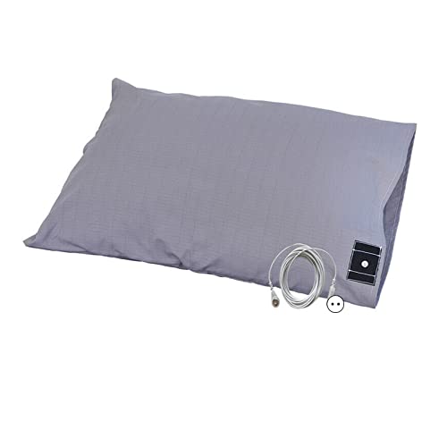 Alfombrilla de tierra con cable de conexión a tierra, funda de almohada para dormir mejor (51 x 76 cm)