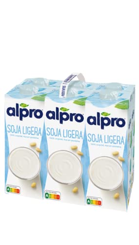 Alpro Bebida Vegetal de Soja ligera 6x1L