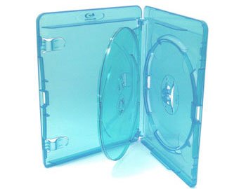 Amaray Blu Ray Premium Case for 3 discs Pk 10 Storage Cases GENUINE