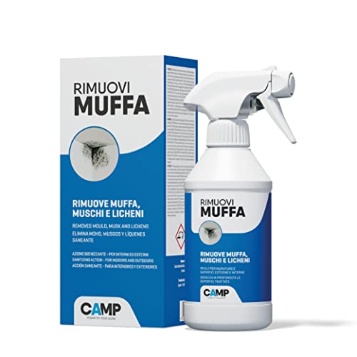 amp Spray Limpiador de manchas de moho y de humedad. Efficaz y Instantáneo, para paredes externas e internas, 300 ml
