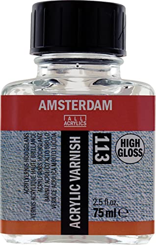 Amsterdam Barniz acrílico de 75 ml (113 barnices de alto brillo)