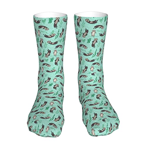 AOOEDM Nutrias novedad calcetines divertidos mantener caliente lindo atlético equipo tubo calcetines para hombres mujeres regalo