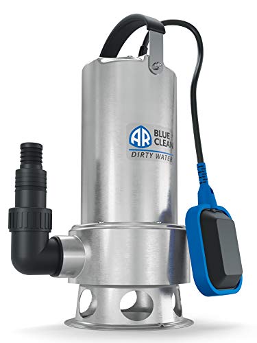 AR Blue Clean ARUP 1100XD Bomba Sumergible para Aguas Sucias (1.100 W, Caudal max. 16.500 l/h, Prevalencia max. 10,5 m)