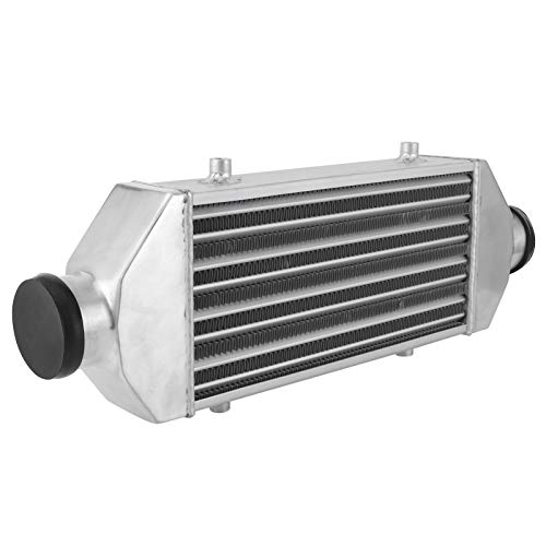 Aramox Universal Turbo Intercooler Montaje Frontal 63 Mm Diámetro De Entrada 300x160x65mm Turbo Intercooler Reemplazo Accesorio Modificado Para Automóvil