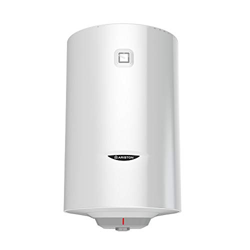 Ariston - Calentador de agua eléctrico de pared termoeléctrico 80 l de acumulación PRO1 R con casquillo izquierdo vertical, color blanco