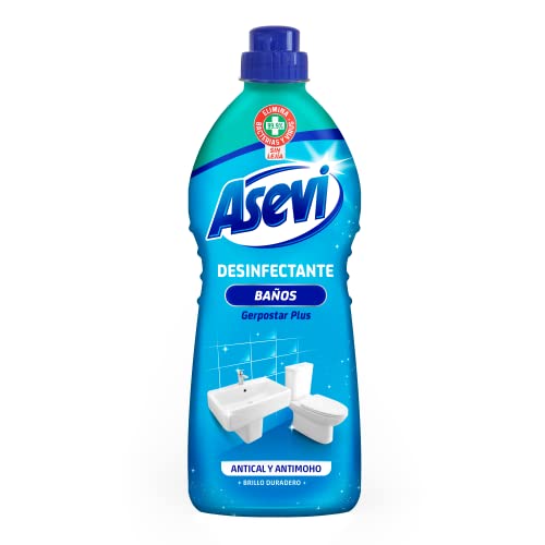 Asevi - Desinfectante Baños Asevi - Limpiador desinfectante antical para baños - Elimina gérmenes y bacterias - 1100 ml