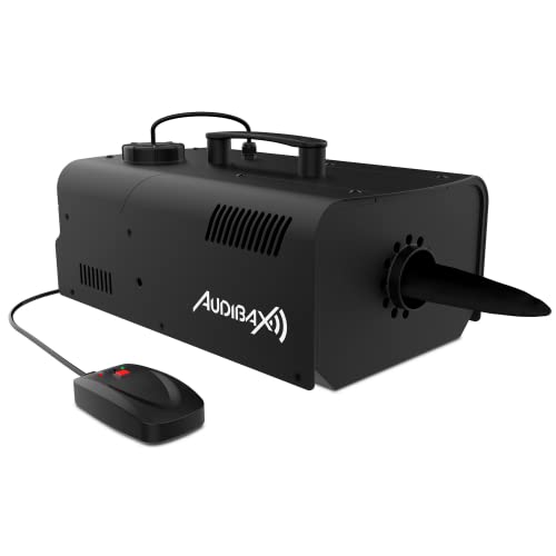 Audibax Snow 600 - Maquina de Nieve - Potencia de 600W - Genera Copos de Nieve para Crear Naturaleza Invernal - Mando a Distancia Incluido - Capacidad 1 L - Volumen de Nieve por Minuto 5m3