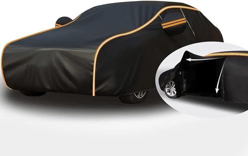 Auto Protección Cubierta para Volkswagen Scirocco 1974–2017, Anti Nieve Rasguño UV Todo Clima de Oxford Tarpa de Coche,B