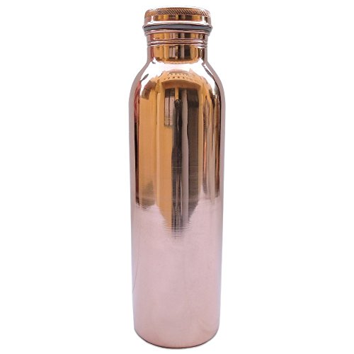 AVS tienda® Traveller de cobre puro Botella de agua para Ayurvedic beneficios para la salud conjunta libre, a prueba de fugas