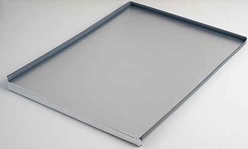 AZERODESIGN - Protector de Fondo para el Fregadero - Módulo 80 - Fondo de 58 cm y Tablero de 16 mm - Protege de la Humedad y la Corrosión - Elaborado en Lámina de Aluminio y Borde de Plástico