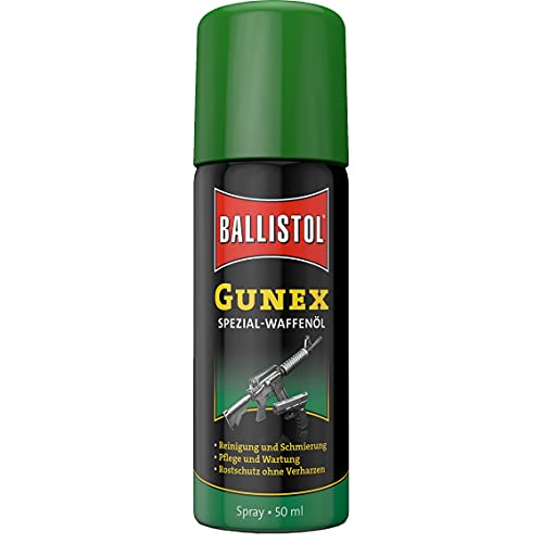 Ballistol Aerosoldose Gunex Waffen Öl Spray - Cuidado personal para acampada, talla 50 ml