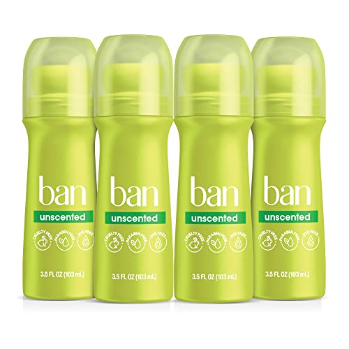 Ban anti-transpirant y desodorante – Aplicador de punta redonda original – sin perfume – 103 ml