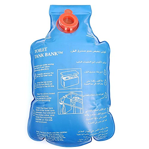 banco tanque del inodoro cisterna de descarga de inserción del dispositivo de ahorro de agua