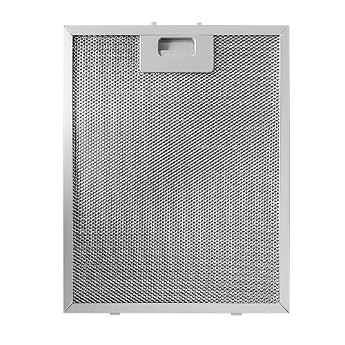 BBTISG Filtro de grasa de metal para campana extractora de cocina, universal, filtro de malla metálica (340 x 280 x 9 mm)