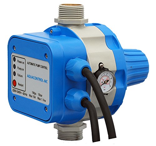 BCN bombas - Regulador de presión de Plástico aquacontrol-mc, gris