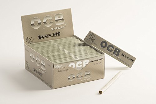 Beamer Smoke 8 ocb x-pert Premium Paquetes de Cigarrillos de Rolling Papers (32 Hojas de Papel por Paquete) + Sticker