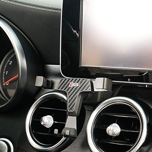 Beerte Soporte de teléfono para coche Mercedes Benz GLC 2016-2019, soporte de montaje para teléfono de coche, apto para teléfono móvil con cubierta de clip de ventilación de aire (aleación)