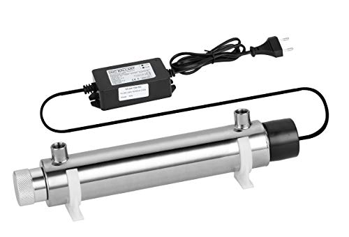 Bellerofonte Sistema de desinfección Agua UV 11 Watt lampara Ultra Violeta 2+2 Pin esterilización de 4 litros de Agua por Minuto