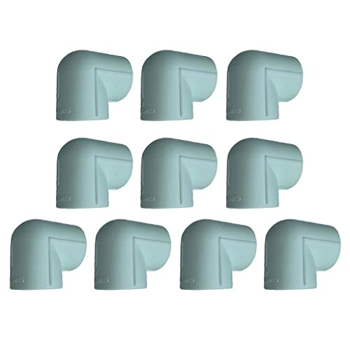 BESSTUUP Codo PPR - Conectores de tubería para accesorios de fontanería, 25 mm, 90 grados, color blanco