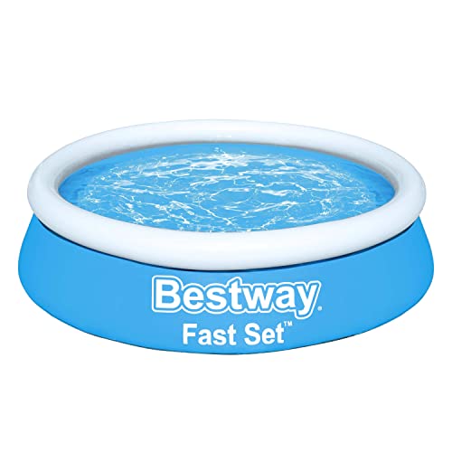 BESTWAY 57392 Fast Set - Piscina Hinchable Infantil, Color Azul, Ø 183 x 51 cm