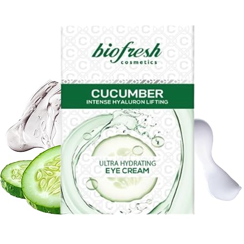 Biofresh cosmetics Cucumber intensivo hyaluron lifting crema hidratante intensiva para el contorno de los ojos con hialuron, extracto de pepino y pantenol,eye cream 25ml
