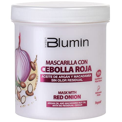 Blumin Mascarilla para el cabello revitalizadora con Extracto de Cebolla Roja para una nutrición intensa, 700 ml