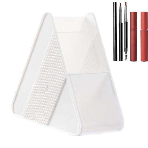 boiler Contenedor de Almacenamiento Triangular | Caja de contenedores de Almacenamiento de Maquillaje Triangular | Accesorios de Almacenamiento de Escritorio para cosméticos, artículos de papelería